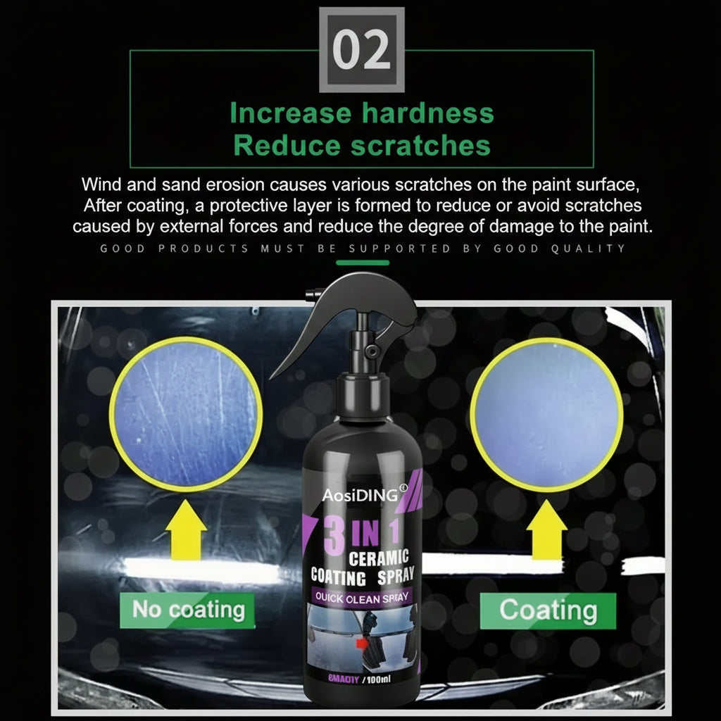 AosiDING Ceramic Coating Spray 3 in 1